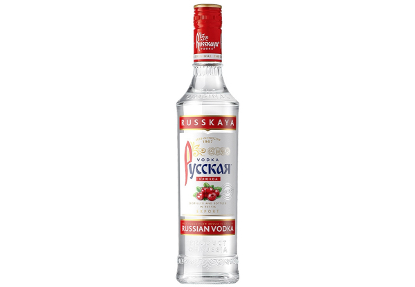12 Bottles of Vodka Russkaya Cranberry 500ml