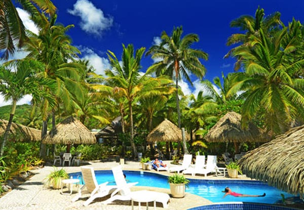 Per-Person Twin-Share for a Five-Night Raro Getaway in Tamure Room with Hot Daily Breakfast - Options for Poolside Room and Shoulder or Low Season Available