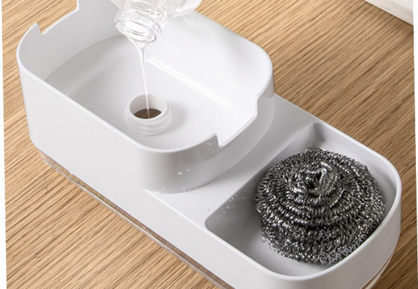 Kitchen Sink Organiser with Soap Dispenser