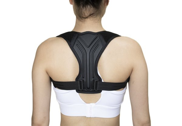 Adjustable Posture Correcting Back Brace - Five Sizes Available & Option for Two-Pack