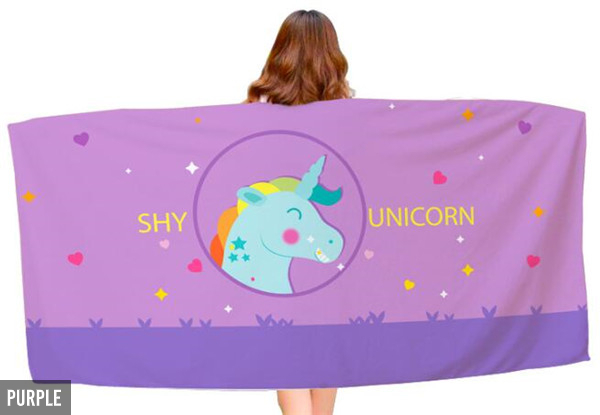 Unicorn Beach Mat & Bag Range - Six Styles Available