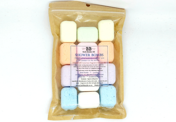 13-Piece Shower Bombs Pack - Six Options Available