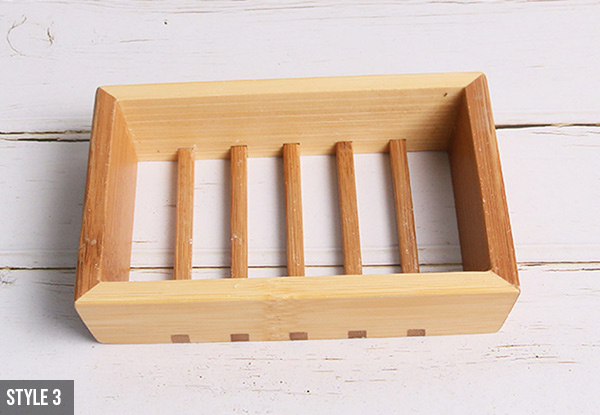 Wooden Bamboo Soap Dish - Three Options Available with Free Delivery