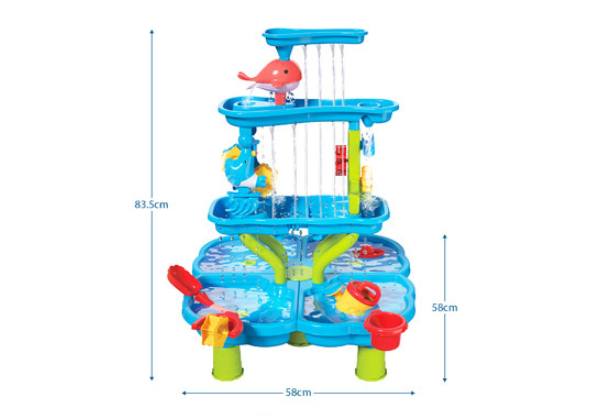 Four-Tier Waterfall Table Sand Pit Playset - Two Styles Available