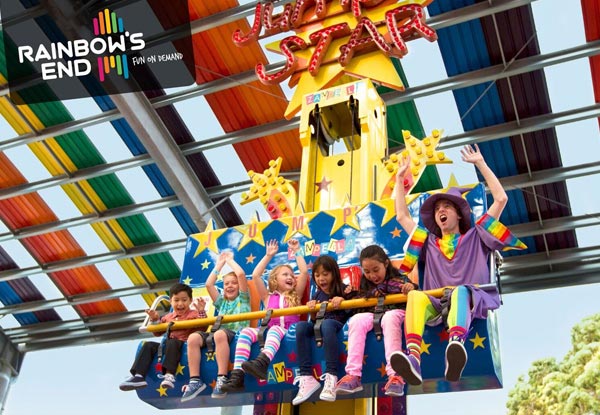 Superpass to Rainbows End incl. Admission & Unlimited Rides - Options for a Night Ride Pass or Superpass with Meal Deal or Photo Package