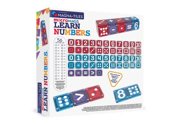 Magna-Tiles 56-Piece Learn Numbers - Option for Two