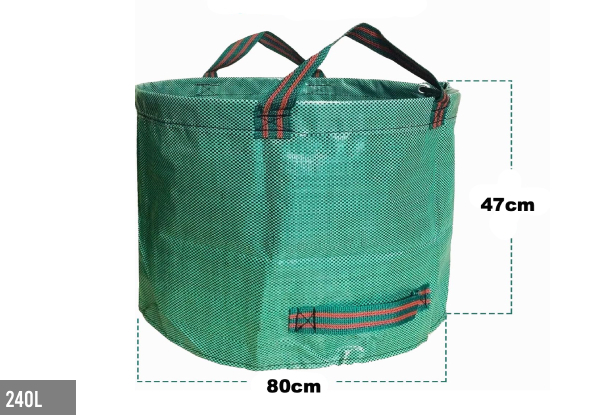 Two-Pack Green Garden Bag - Two Sizes Available