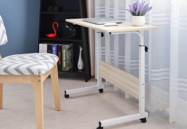 Mobile Bedside Lifting Computer Table