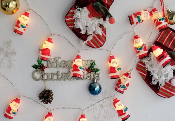 Santa Claus Lamp String Light with Free Delivery