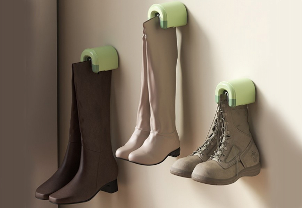 Wall-Hanging Love Boot Clips - Available in Three Colours & Option for Two-Pack
