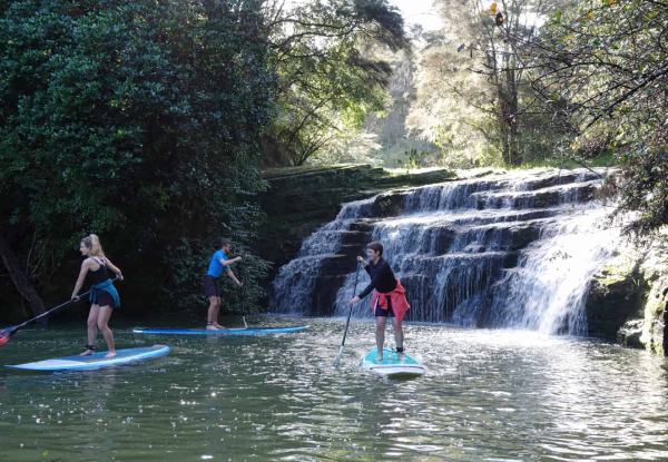 Two-Hour Lucas Creek Waterfall Stand-Up Paddleboard Tour for One Adult - Options for Kids & up to Six People