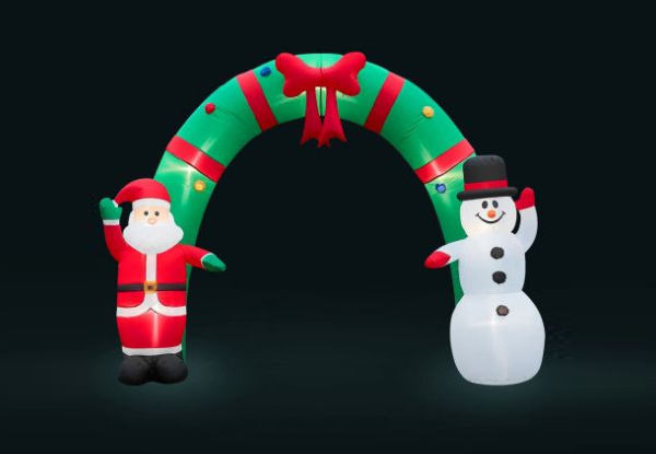 Solight LED Inflatable Snowman Arch