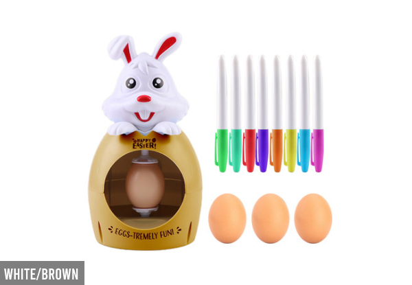 Easter Egg Decorating Spinner with Music - Six Colours Available