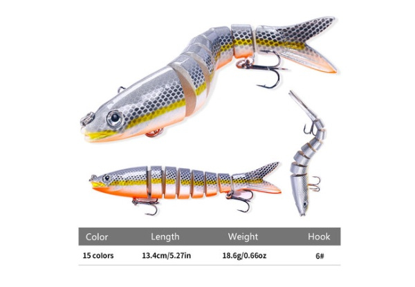 Slow Sinking Fishing Lures for Freshwater & Saltwater - Two Options Available