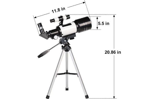 70mm Aperture Refractor Telescope