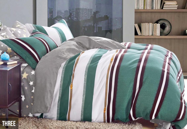 Hotel Quality Duvet Cover Set - Three Styles Available