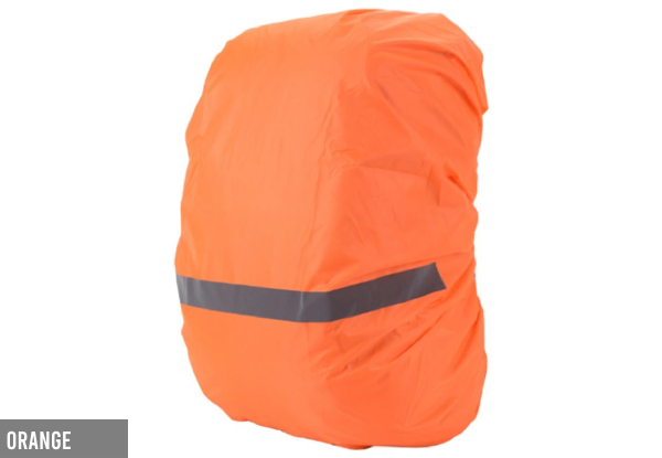 Backpack Rain Cover with Reflective Strip - Five Colours, Four Sizes & Two-Pack Available