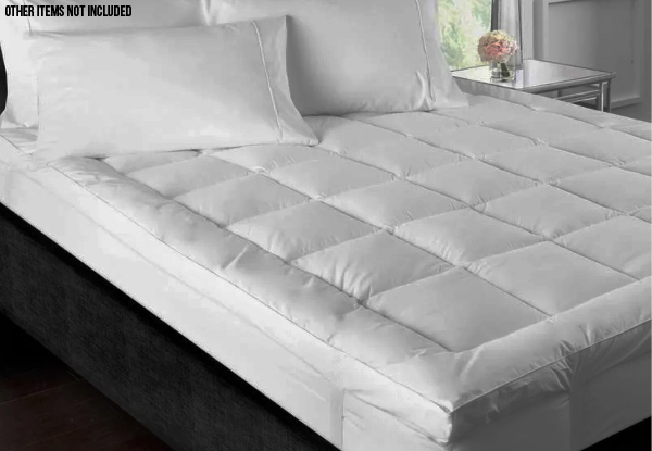 1200GSM Down-Alternative Mattress Topper - Five Sizes Available