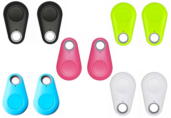 Two-Pack of Bluetooth Key Trackers - Five Colours Available