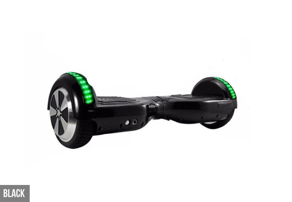 Hoverboard with Bluetooth Speaker & LED Lights - Six Colours Available