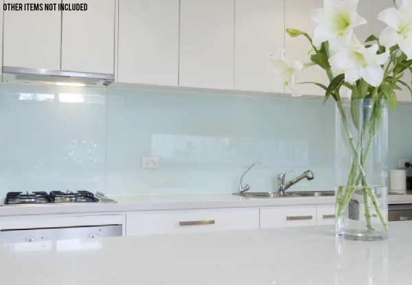 Splashback for Kitchen/Bathroom - Fully Supplied and Installed - Three Sizes Available