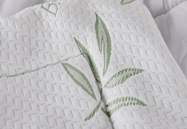 DreamZ Bamboo Pillowtop Mattress Topper Underlay Cover - Five Sizes Available
