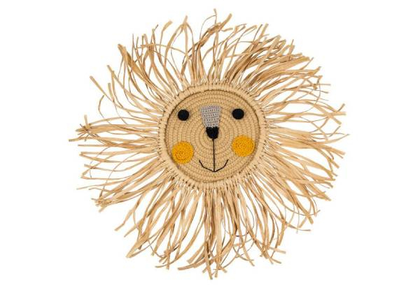 Hand-Woven Cartoon Lion Hanging Decoration - Seven Colours Available