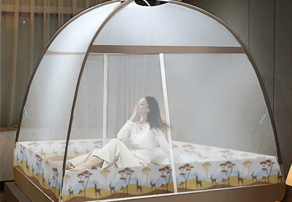 Dreamz Foldable Dome Mosquito Net - Available in Two Colours & Two Sizes