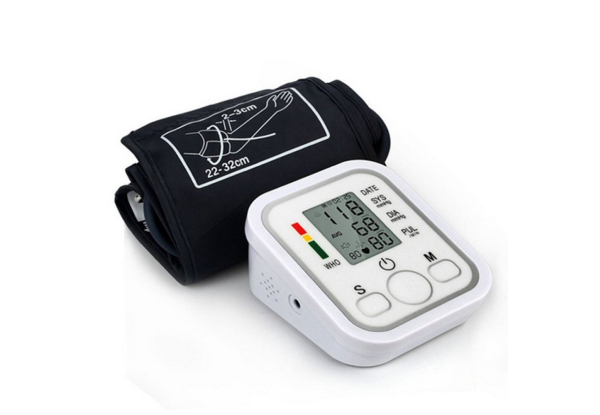 Blood Pressure Monitor with 
LCD Display