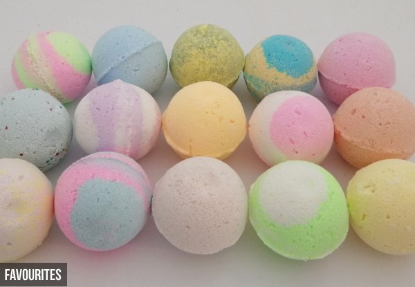 15-Pack of Baby Bath Bombs Gift Box - Four Options Available