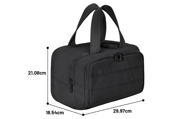 Travel Puffy Toiletry Bag - Three Colours Available