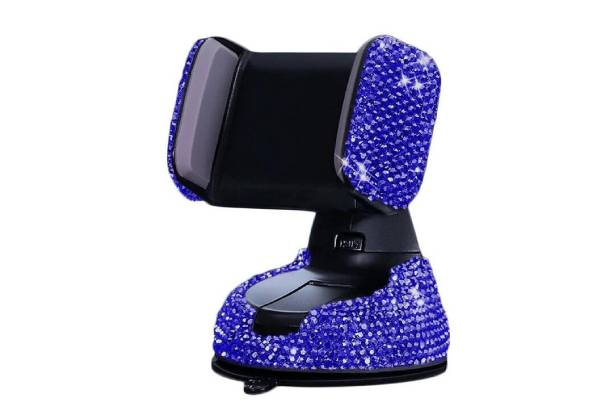 Mobile Phone Bracket with Big Crystal Rhinestone  - Six Colours Available