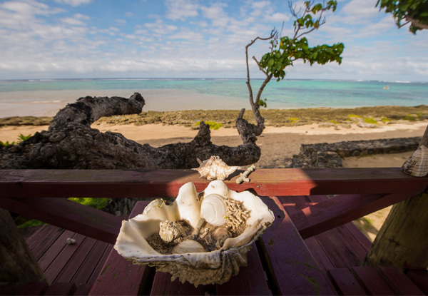 Five-Night Fijian Escape for Two in a Premium Beachside Villa incl. Continental Breakfast, Late Checkout  Wifi, Two One-Hour Massage & More - Options for Seven-Night Stay Available