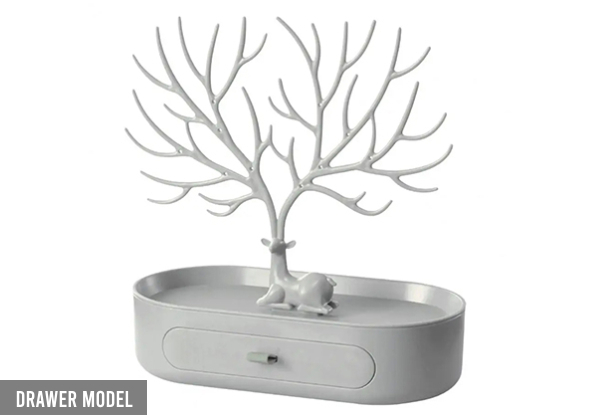 Antlers Tree Tower Jewellery Display Stand - Available in Four Colours & Two Options