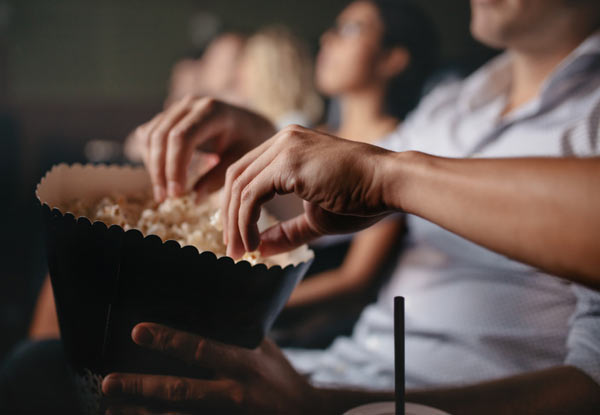 Movie Ticket & Small Popcorn for One Person at Rialto Cinema - Options for a Glass of Wine & For Two People
