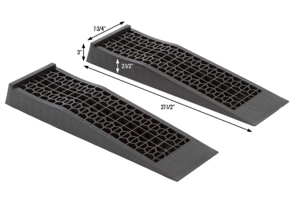 Two-Piece 3-Ton Low Profile Car Ramp