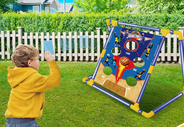 Kids Football Net Set Incl. Ball Pump & Beanbag