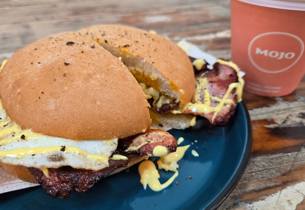 Bacon, Egg & Brew - A Hearty Buttie with Any Regular Hot Drink for Just $15