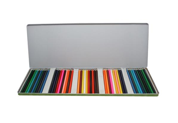 50-Piece Colouring Pencils Set