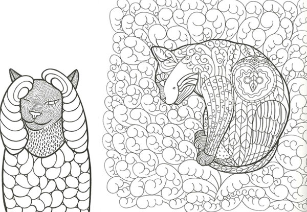 $16.99 for The Day of The Cat Colouring Book