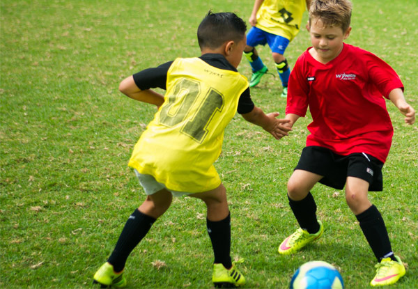 One-Week Grassroots Soccer School Holiday Programme for Kids 5 to 8 Years