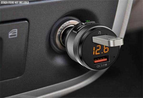 C57 Hands-Free Bluetooth FM Transmitter Car Kit
