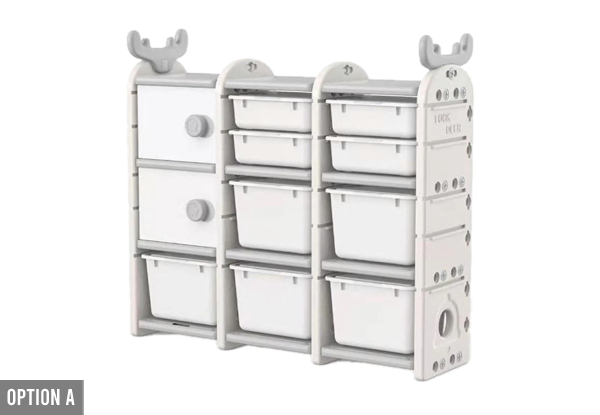 Kids Multi-Bin Storage Shelf - Two Options Available