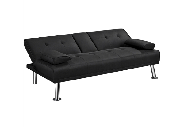 Convertible Futon Sofa Bed - Available in Two Colours