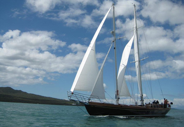 Ultimate Auckland Harbour Cruise Aboard The Haparanda Luxury Schooner  for One Person - Options for up to Four People incl. Bottle of Wine