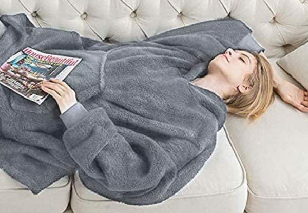 Wearable Heated Blanket Hoodie - Two Colours Available