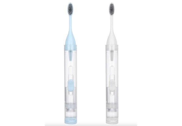 One-Pack Portable Toothbrush Travel Set - Two Colours Available & Option for Two-Pack