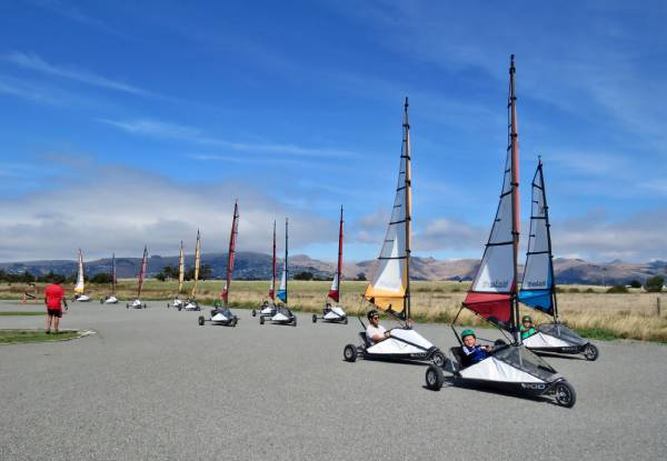 30 Minutes of Blokart Landsailing for One-Person - Options for up to Five People - Valid Thursday to Sunday