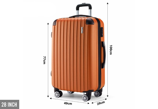 Hard Shell Carry On Suitcase • GrabOne NZ