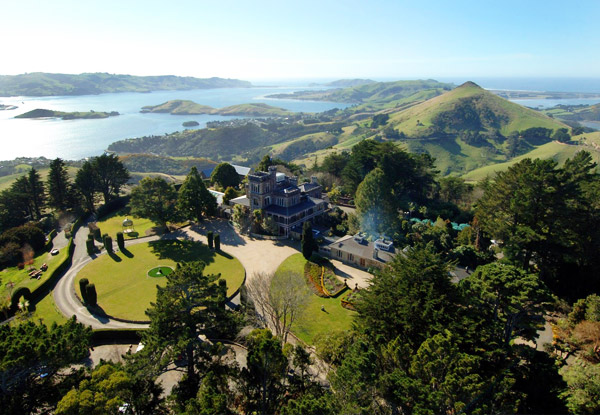 Unique One Night Dunedin Stay for Two in a Lodge Room incl. Breakfast, Dinner, Bottle of Bubbles on Arrivals, Late Checkout & Entry to Castle - Option for Two Nights